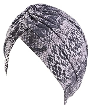 YEHUDAF LEE Turbane für Damen–Elastische Kopftücher Chemo/Bandana Damen–Bequeme Kopfbedeckung(Mehrfarbig) (DE/NL/SE/PL, Alphanumerisch, Einheitsgröße, 2)