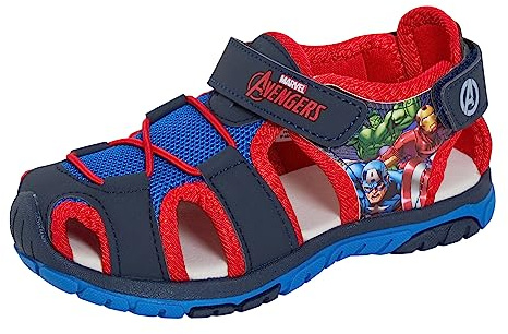 Avengers Sandals for Kids Boys Closed Toe Sports Sandals Open Walking Shoes