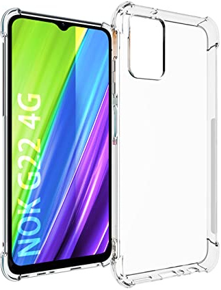 SCL Hülle Für Nokia G22 Handyhülle Nokia G22 Hülle, Hülle-Kristallklarer Anti-Kratzer Weiche TPU Coverhülle mit Eckenschutz, Ultra klar