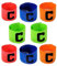 Vueinrg 8 Stück Kapitänsbinde Fussball Kapitäns Armband Kinder Capitainsbinde Spielführerbinde Einstellbar Elastic Captain Armbinde Klettverschluss für Junior Senior Erwachsene