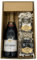 Confezione regalo oro - Champagne Taittinger - 1 Brut - 1 pot de Calissons & 1 pot d'Amandes enrobées LE PETIT DUC