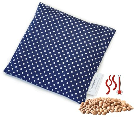 THERALINE Cherry Stone Cushion, Heat Cushion, Grain Pillow, Microwave, Cherry Stone Pillow, Microwave, Cherry Stone Pillow Neck Shoulder, Heat Cushion Microwave, Size 19 x 19 cm