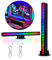 TobeBright Voice Activated LED Light Bar, Gaming LED Light Bar, RGB Music Rhythm Light, Wireless Rechargeable RGB Light bar - Noise Cancellation Perfect for Music, Gaming,Party, TV - 2 Pack