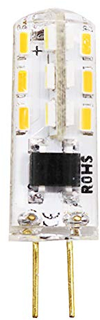 Chao Zan G4 Led Birnen, AC 220V 1.5W Energiesparlampe, Kein Flackern Led Leuchtmittel, 150 Lumen Glühbirnen Nicht Dimmbar (Warmweißes Licht, 1 Stück)