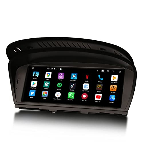 GONFEN 4GB+64GB Android 13 DAB+ Autoradio für BMW E60 E61 E63 E64 E90 E91 E92 E93 CIC mit GPS Navigation CarPlay Android AUTO Acht-Kern 4G WiFi Bluetooth 5.0 SWC iDrive 8,8 Zoll IPS Touchscreen Kamera