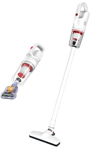 Aoun Cordless Rechargeable Stick Vacuum Cleaner with Bed Vacuum, 2-in-1 Mattress Vacuum and Handheld Vacuum, 15000pa Suction Upright Vacuum with HEPA Filter, Household Stick Vacuum for Hardwood Floor