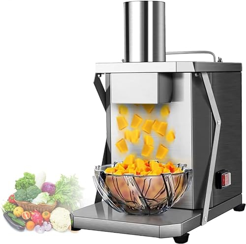 lwjunmm Electric Vegetable Dicer ,Professional Veggie Shredder Grater,UK-220V