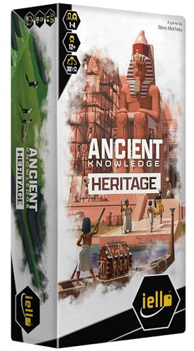 IELLO: Ancient Knowledge Heritage - Strategy Card Game Expansion, Tableau Building Board Game, New Cards & Effects, Ages 12+, 1-4 Players, 60 Min