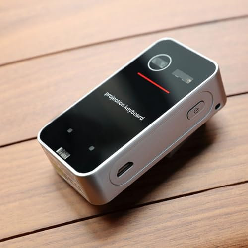 Tastiera e Mouse per Proiezione Wireless, Tastiera Portatile 3.0 Full Size con Touchpad, per Tablet, Laptop, Telefono