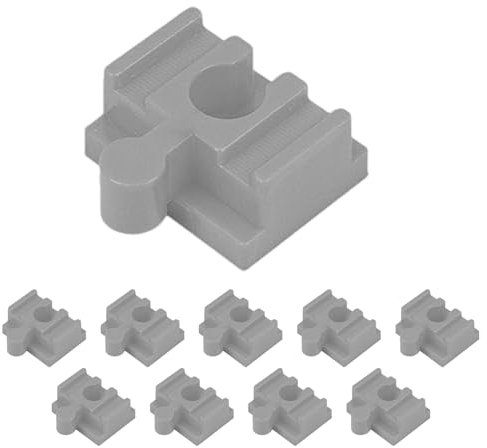 Gleisverbinder aus,Gleisverbinder aus | Schienenadapter für Holzeisenbahn, Bahnschienenverbinder für Kinder ab 3 Jahren, Set mit 10 -Bahnschienenadaptern