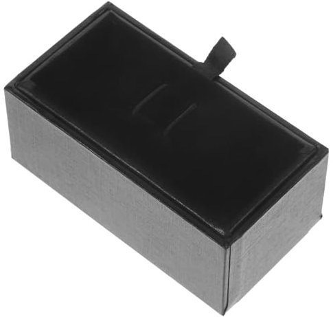 CRILSTYLEO Boîte De Rangement Pour Pince à Cravate Cuir Boîte à Bijoux Pour Clips Et Boutons De Manchette Pratique Pour Accessoires Hommes