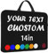 Custom Laptop Sleeve Bag 14inch, Add Your Own Text Logo Image Business Briefcase Protective Case Personalized Shockproof Water-Resistant Computer Carrying Cover with Zipper