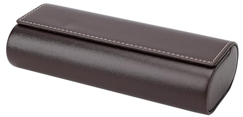 Linkidea Custodia rigida extra large per occhiali da sole, custodia portaocchiali da sole oversize compatibile con Quay COME THRU JEZABELL Gucci GG1422S GG1440S Persol PO3328S (XXL) (Caffè)