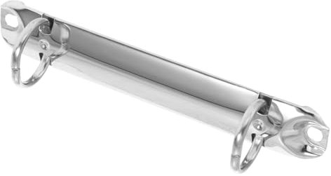 LALAFINA 2-Ring Metall Binder Mechanismus Für Diy Notizbuch A4 Ringbuch Loseblattbinder Dokumentenordner Silberbinderringe Bürobedarf