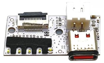 PLCPDM Conector de placa de alimentación compatible con Bluetooth, altavoces tipo C, puerto de carga USB para 4 altavoces