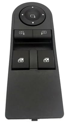 Mando Elevalunas para Opel para Astra H 2005-2010 para Zafira B 2005-2015 Botón del Interruptor de Control de Ventana 13228706 Botonera Elevalunas