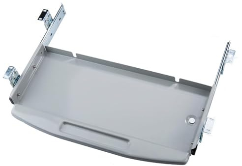 Wansiman Soporte Teclado Bajo Mesa,Soporte Teclado Ordenador Bajo Mesa,CajóN Debajo Escritorio para Teclado Y RatóN,Resistente,Duradero,Adecuado para Juegos,Aprendizaje