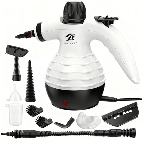 MLMLANT Steam Cleaner for Home Cleaning with 9 Accessories