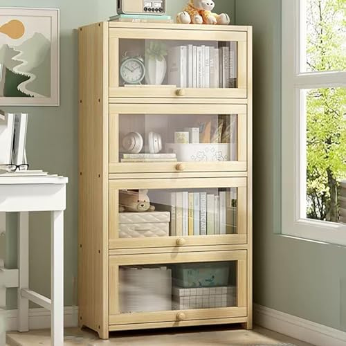 Acryl-Vitrine mit Scharniertür, staubdichte Aufbewahrung für Sammelblöcke und Spielzeugmodelle, transparent, für Desktop-Vitrinen-Vitrinen-Lösung