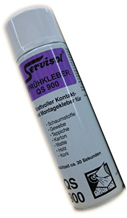 Servisol Sprühkleber (500ml) für Akustikschaumstoff Dämmung,