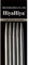 HiyaHiya Doppelpunkt-Stricknadeln aus Stahl, 15 cm, 5 Stück, Größe US 000–000 (0,70 mm) HISTDP6–6–0