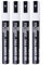 STATIONERY ISLAND Kreidestifte für Tafel Abwaschbar, Weiß Kreidestift für Fenster, 6mm 4 Stück Kreidemarker, Fensterstifte