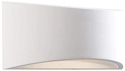 Saxby Toko 3W 300mm Large White Plaster Modern Decorative Interior LED Up Down Wall Light