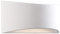 Saxby Toko 3W 300mm Large White Plaster Modern Decorative Interior LED Up Down Wall Light