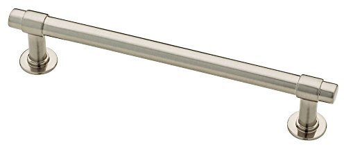 Franklin Brass Francisco P29618K-SN-C Schrankgriffe, 14 cm, Lochmitte, Satin-Nickel, für Küche, Schublade, Kommode, Möbelbeschläge, 1 Stück