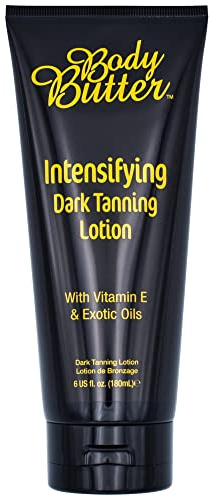 Body Butter Dark Tanning lotion cream 180ml bottle