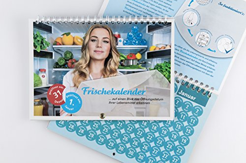 NEU Frischekalender für Lebensmittel, auf einem Blick das Öffnungsdatum Ihrer Lebensmittel erkennen