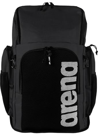 arena Team Backpack 45 Großer Sportlicher Rucksack, Reise-, Sport-, Schwimm- und Freizeitrucksack, Strandrucksack mit Fach für Nasse Kleidung und Verstärktem Boden, 45 Liter