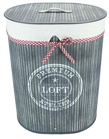 Wäschekorb Maisie Loft Wäschesammler Wäschetonne grau HTI-Line