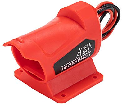 QSDXNYDC Power Battery Adapter Wheel for Milwaukee 12V M12 Battery 14 Gauge Connector for Robotic, DIY Rc Car Toys and Rc Truck