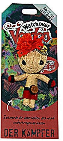 Watchover Voodoo Sammel Puppe von H&H mit Spruch Der Kämpfer