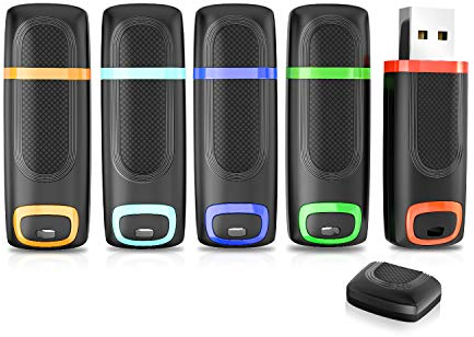 USB Stick 16GB 3.0, 5 Stück Vansuny USB Stick 3.0 16GB, Speicherstick 16 GB mit LED-Licht Kappe und Lanyard Loop für PC/Desktop/Laptop/Car Audio/Spielekonsolen