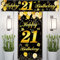 21st Happy Birthday Door Banner IMISI Birthday Decorations Birthday Backdrop Decorations for a Party