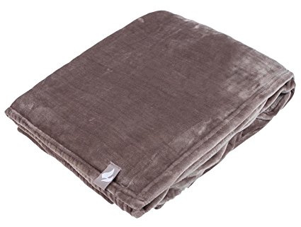 HEAT HOLDERS - Extra Soft Winter Warm 1.7 TOG Large Luxury Thermal Fleece Throw Blanket - 180 x 200 cm (One Size, Moon Rock)