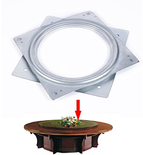 Pilipane Drehteller,Lazy Susan Organizer, Lebensmittelbehälter, 15.2 cm, quadratische drehbare Lagerplatte für Serviertabletts, Drehplatte, Küchenregale, Basteltisch, Schwenkteller Lazy Susan Lag