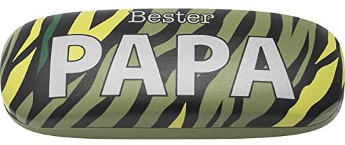 GRUSS & CO Brillenetui mit Motiv Papa | Hartschalen-Etui, 17,5 cm x 6 cm | Geschenk Papa, Geburtstag | 47967