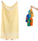 Luum® Hamamtuch groß 100x200 Strandtuch XXL Saunahandtuch Badetuch Handtuch Yogatuch Duschtuch Strandhandtuch Saunatuch Reisehandtuch Turkish Towels, Damen Herren, 100% Baumwolle, Gelb