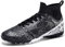 WEJIESS Mens Football Shoes High Top Spikes Youth Outdoor Training Football Shoes Professional Athletic Sports Shoes Turf Trainers, Black 3 R, 10.5 UK (WBBU909)