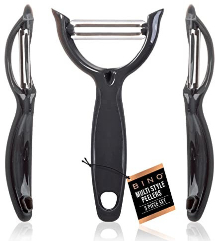 Dunkelgrau, 3-teiliges S/S Y-Schäler mit PP-Griff