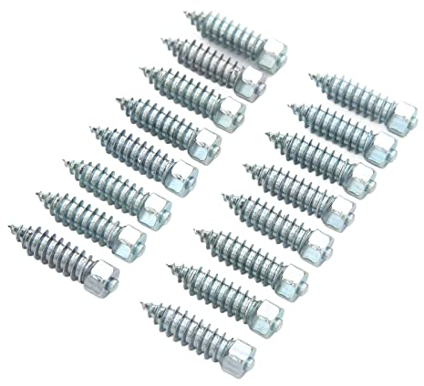 8 Mm Schraube Reifenspikes Schneespikes 100 Stück Reifenspikes M8 Ausgezeichneter Grip Anti-Rutsch-Rad Reifenspikes Universal für Lader Skid Steer Gabelstapler