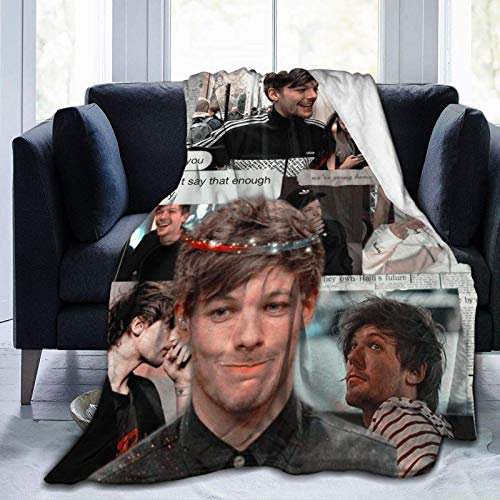YINGD Louis TomlInson Ultraweiche Überwurfdecke, Flanell-Fleece, für alle Jahreszeiten, leicht, für Wohnzimmer, Schlafzimmer, warme Decke