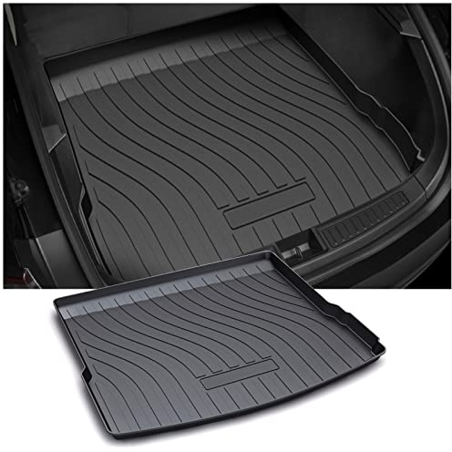 YEE PIN Kofferraummatte Kompatibel mit Porsche Maca*n 2015-2022 Gummi Kofferraumwanne TPE Kofferraumshutz Maca*n Gummimatte Hoher Rand Organizer Rutschfester