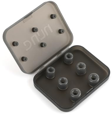 LINSOUL DUNU S&S Silikon-Ohrstöpsel S/M/L (3Paare) für Düsen-Durchmesser von 4mm-5.5mm für Stage Studio, für KZ ZS10 Pro,Orchestra Lite,Wan'er S.G Kabelgebundene Ohrstöpsel(S/M/L-Each Size 1 Pair)