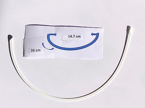 BH Bügel Ersatzbügel Nickelfrei auch für Übergrößen Metall ummantelt, BH Bügel de:110