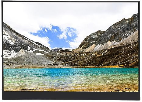 Portable Monitor 18in 2.5K HD IPS Portable USB Monitor Type C Computer Display HDR Eye Care Anti Glare Surface External Screen 144Hz