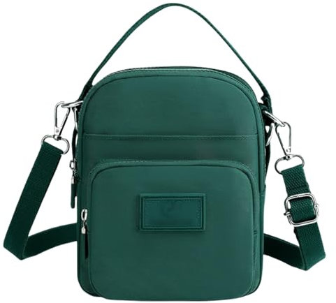 FAVORTALK Schultertasche Damen Umhängetasche Crossbody Organizer Schultertasche Geldbörse Handytasche mit Kartenfächer Verstellbar Schultergurt für Handy,DJB00811